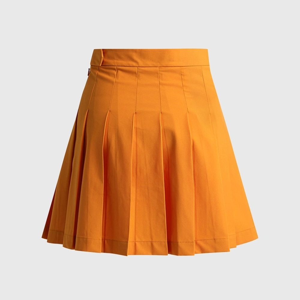 J. Lindeberg Vibrant Orange Mini Skirt